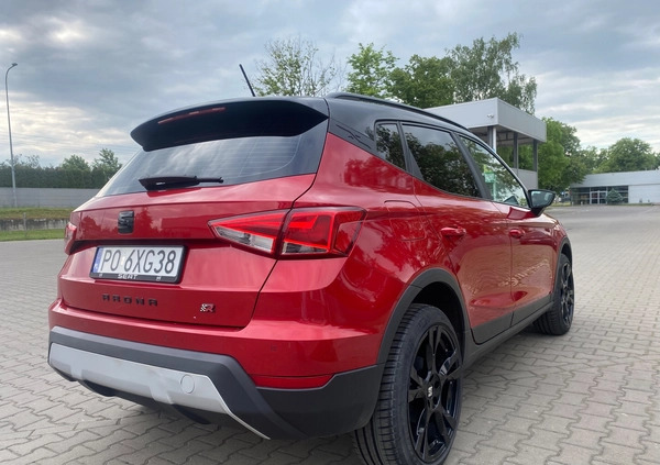 Seat Arona cena 59900 przebieg: 45900, rok produkcji 2019 z Poznań małe 137